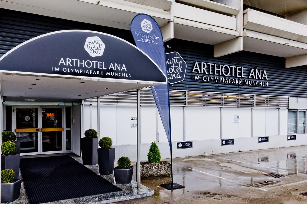 Arthotel Ana Im Olympiapark Мюнхен Екстериор снимка
